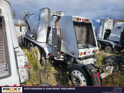 Used 2015 OSHKOSH S-2146 FRONT DISCHARGE Concrete Mixer Trucks Michigan US | Proxy Equipment #1380218