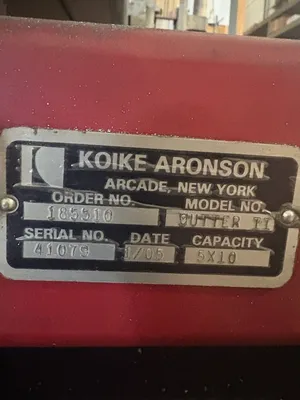 Used 2005 KOIKE ARONSON Cutter-II-510 Plasma Cutters New Mexico US | [EZ] EZ Systems #1293247