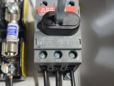 10 kW, 40 Amp, 600 Volt Control Panel Switch 5412 ESCH
