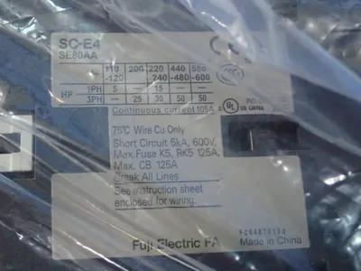 New | in-Stock FUJI ELECTRIC SCE4 PLC Contactors Ohio US | HGR 24 #1149272