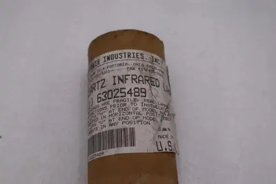 FOSTORIA 63025489 INDUSTRIES CLEA QUARTZ INFARED LAMP STOCK #4144