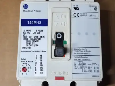 USED ALLEN-BRADLEY 140M-I8P-C15S-M