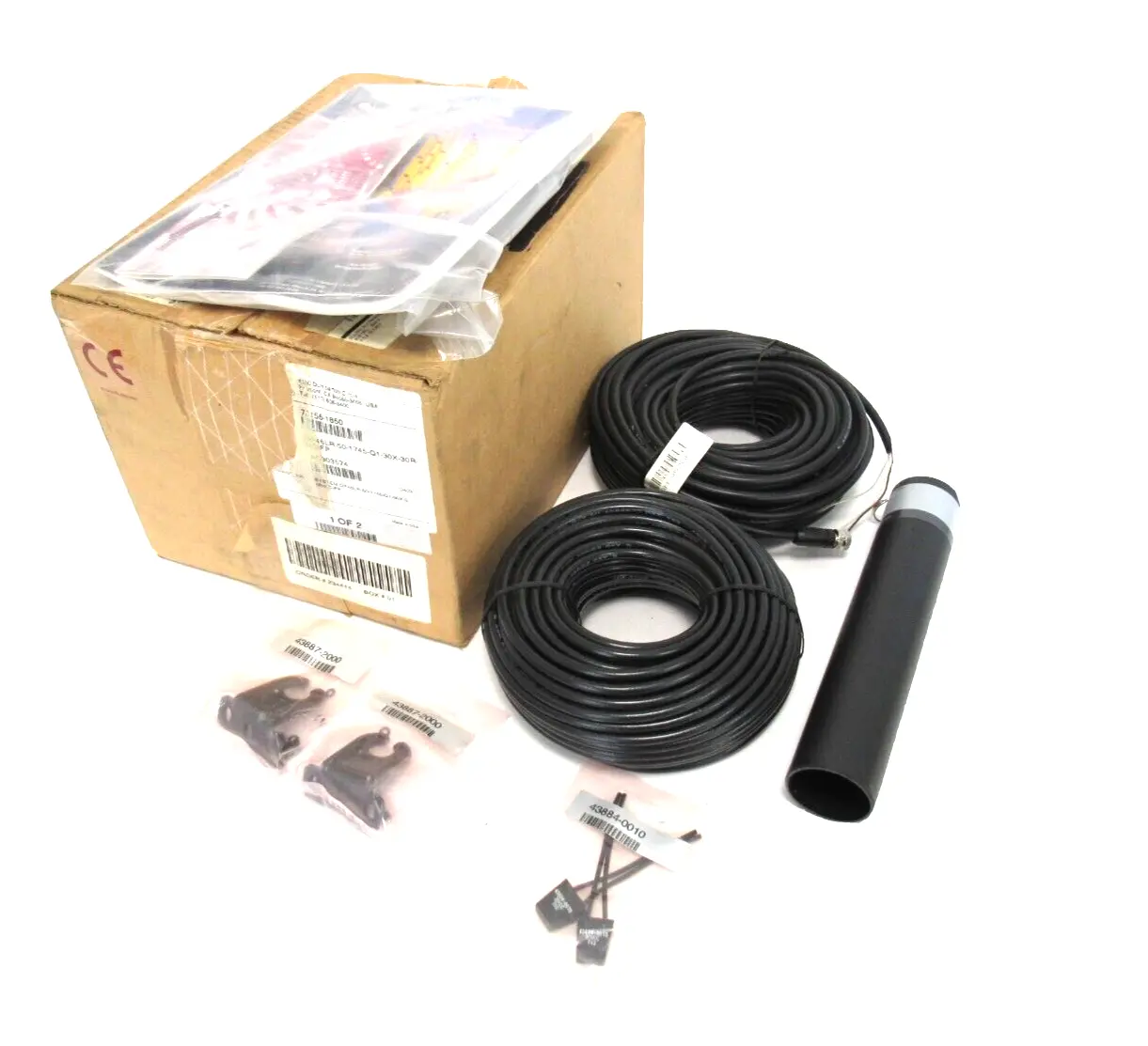 NEW STI 60555-1300 LIGHT CURTAIN RECEIVER 60554-03 AND TRANSMITTER CABLES