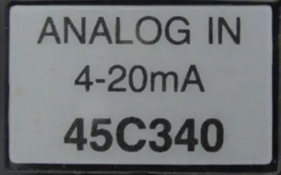 USED RELIANCE ELECTRIC 45C340 ANALOG INPUT MODULE 802820-24RK