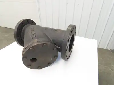 Fabrotech 8-250 Cast Iron Y Strainer Valve 8" Flanged 250PSI Wye