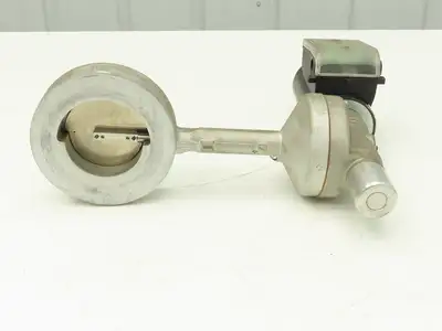 Krom Schroder MB-7NQ3 Butterfly Valve 4" DN100 Wafer Style Solenoid Actuator