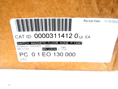 NEW KONE P-13347 MAGNETIC FLOOR SWITCH 120V USP13347