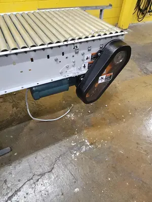 Used INTELLIGRATED LIVE ROLLER CONVEYOR - V-BELT Roller Conveyors Wisconsin US | Packer City Sales #1297828