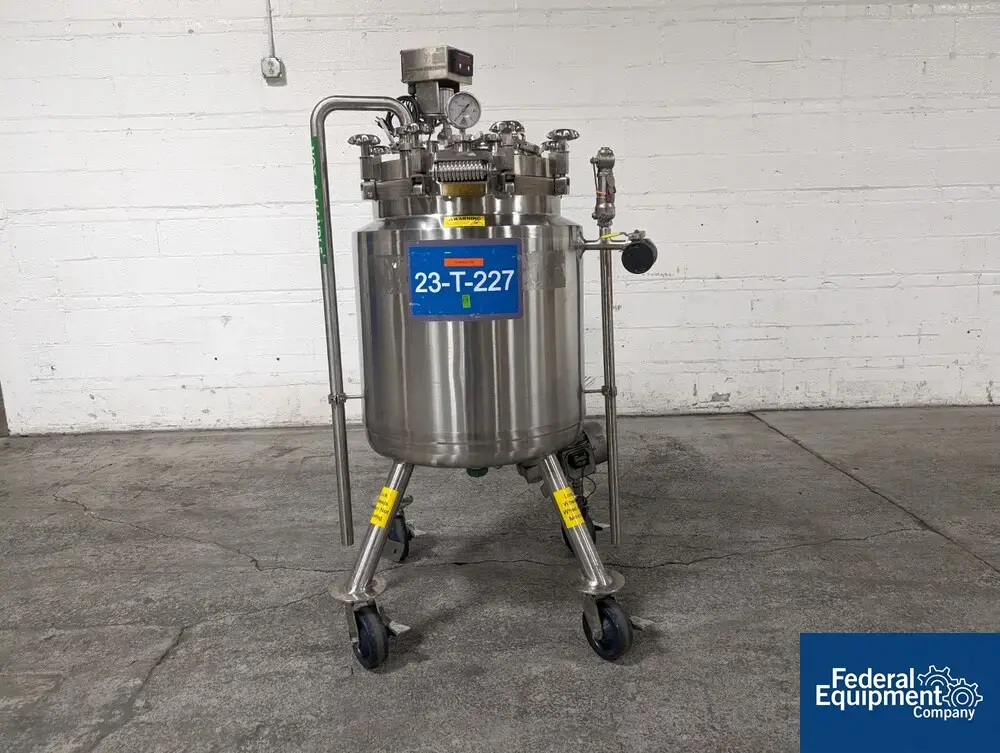 USED Feldmeier 100 Liter Feldmeier Reactor, 316 S/S, 50/120#