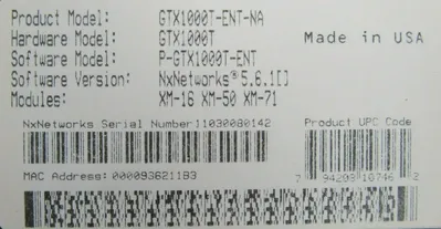 NEW FOXBORO GTX1000T-ENT-NA ROUTER/MODEM GTX1000TENTNA
