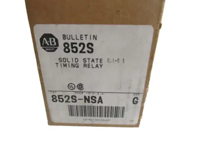 ALLEN BRADLEY 852S-NSA TIMER MODULE SERIES G 852SNSA NEW SURPLUS