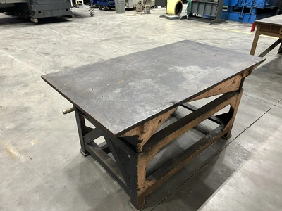 Welding Table, 68″ length x 36″ depth x 3/4″ thick top