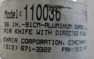 NEW EXAIR 10036 AIR KNIFE 36"