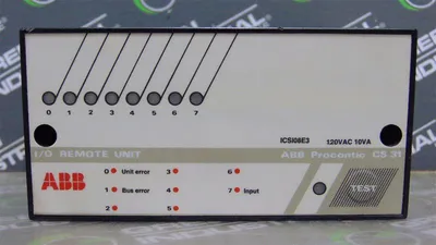 ABB ICSI08E3 Procontic CS 31 I/O Remote Unit Used