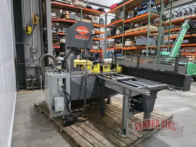 Used MARVEL MANUFACTURING 380 VERTICAL TILT FRAME SAW Vertical Band Saws Michigan US | Vander Ziel Machinery Sales #483377
