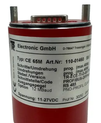 USED TR ELECTRONIC CE-65M 110-01460 ABSOLUTE ENCODER