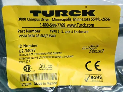 NEW TURCK WSMRKM466M/S3540