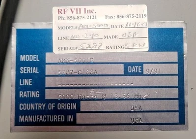 USED RFPP 655554564565665454654645