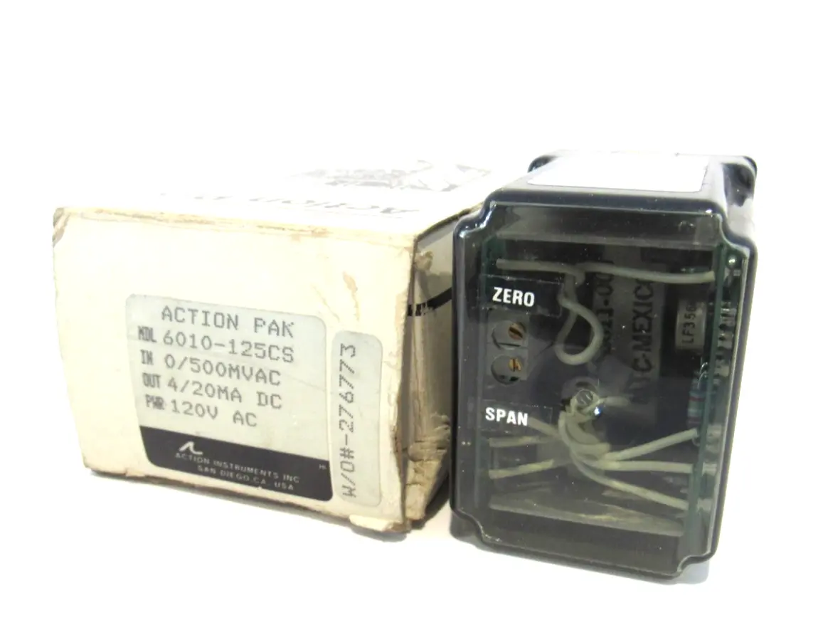 NEW ACTION INSTRUMENTS 6010-125CS RELAY 6010125CS