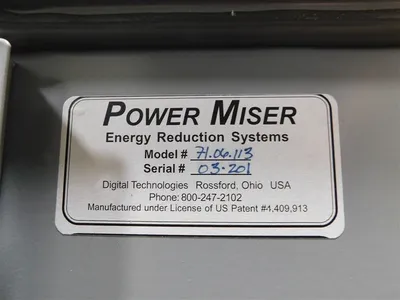 Power Miser/US Drives Inc. 71.06.113 Energy Reduction System Used