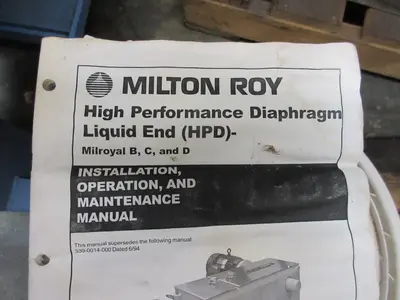 USED MILTON ROY MBH2428