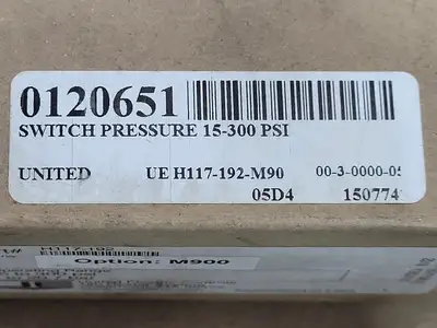 New | in-Stock UNITED ELECTRIC H117-192 Switchgears British Columbia CA | Lenmark #240778