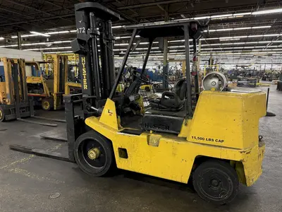 15,500 LBS HYSTER MODEL #S155XL-2 LP GAS FORKLIFT: YOBRO #25297