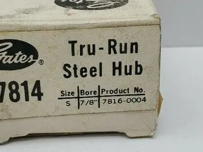 Gates 378140 Tru-Run Steel Hub, Size S, 7/8" Bore 7816-0004 LOT OF 5