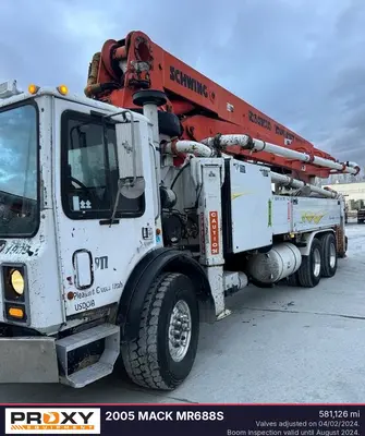 Used 2005 MACK MR688S Concrete Mixer Trucks Colorado US | Proxy Equipment #1379001