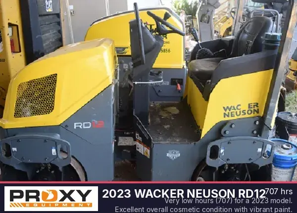 Used 2023 WACKER NEUSON RD12 Tandem Rollers Florida US | Proxy Equipment #1385350