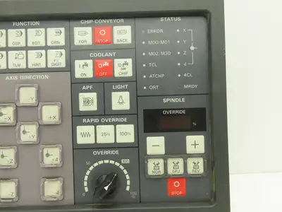 Mori Seiki CV-501 HMI Operator Push Button Control Panel Unit E54078 A01