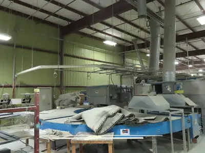 Deimco Flatline Finish Automated Finishing Equipment Cure Oven 48" Spray Booth