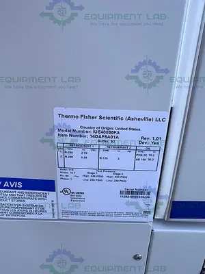 USED THERMO FISHER IUE40086FA ISOTEMP ULTRA LOW TEMPERATURE FREEZER -86°C, 19 CU.FT.