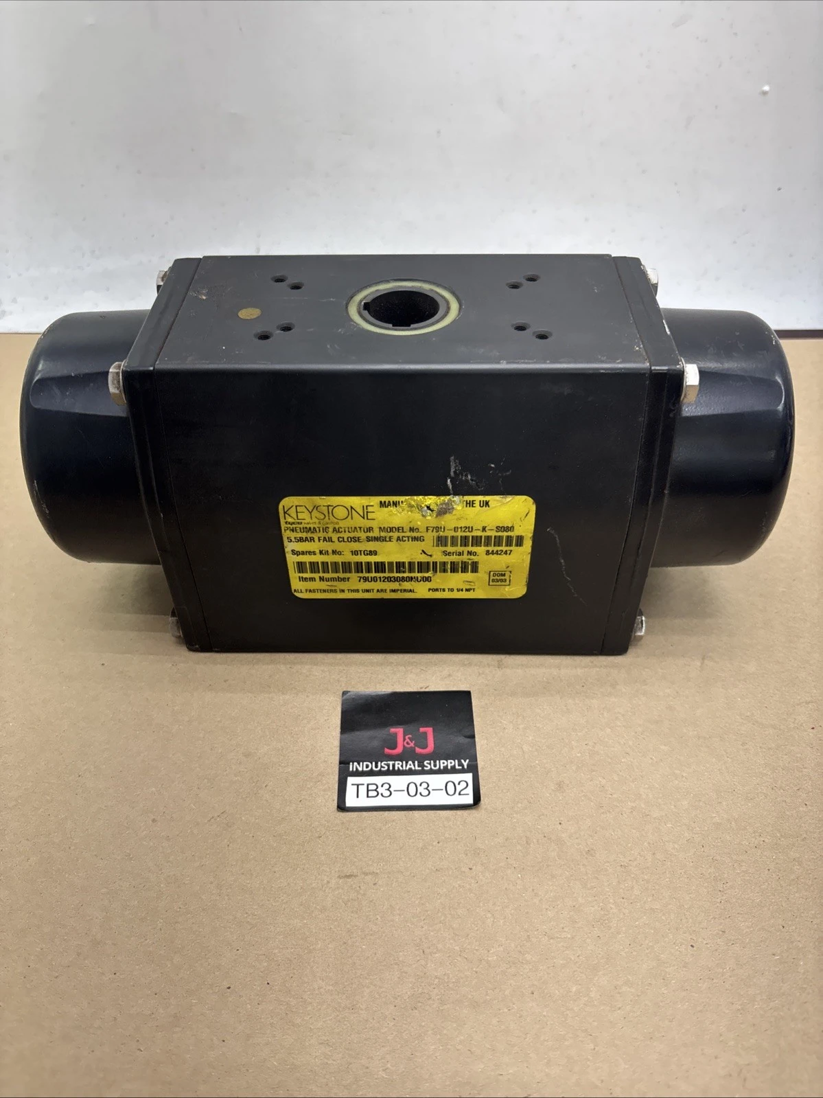 Used Keystone F79U-012U Valves/Fittings Indiana US | J&J Industrial Supply #1567553