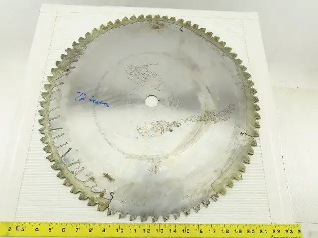 20" Non-Ferrous Metal Circular Saw Blade 72 Tooth Carbide Re-Sharpened 30MM Bore