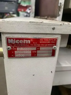 Nicem-Matic Model P-400 Rubber Mold Vulcanizer, S/N: 4500