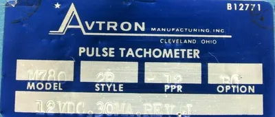 NEW AVTRON M780 PULSE TACHOMETER M780-2B-12-BC