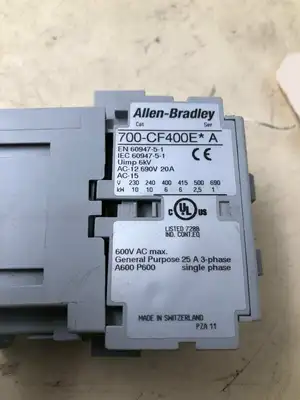 Allen Bradley 700-CF400EA Control Relay Contactor 700cf400ea (Lot of 2)