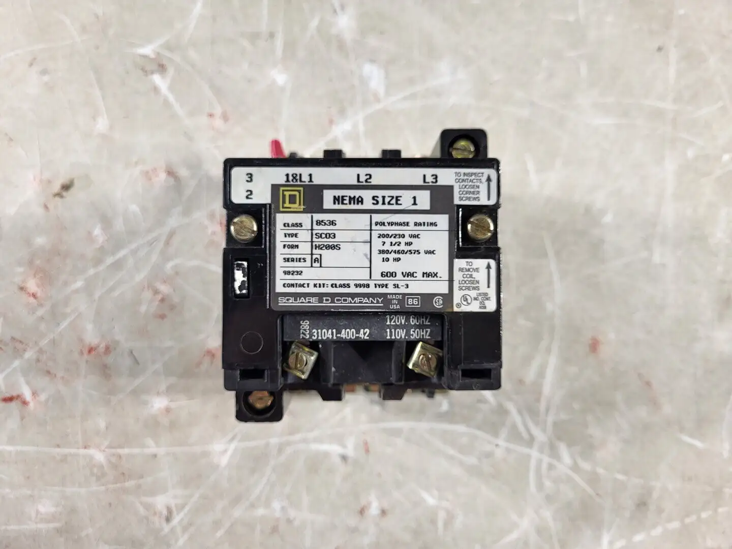 USED SQUARE D 8536SCO3V02S