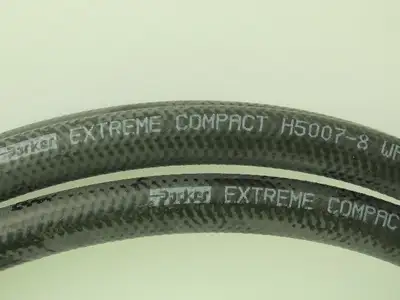 Parker H5007-8 Extreme Compact 1/2" x 12'  Hydraulic Hose Female JIC Swivel Ends