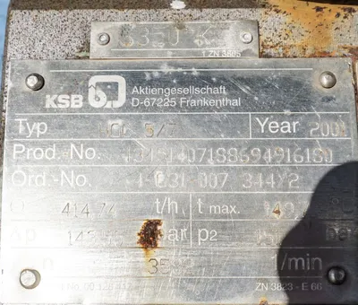USED KSB HGC 5/7