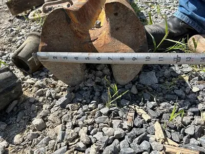 Used AFTERMARKET 9-7/8" CABLE TOOL CHISEL BIT Tool Bits Pennsylvania US | East West Machinery & Drilling #1417419