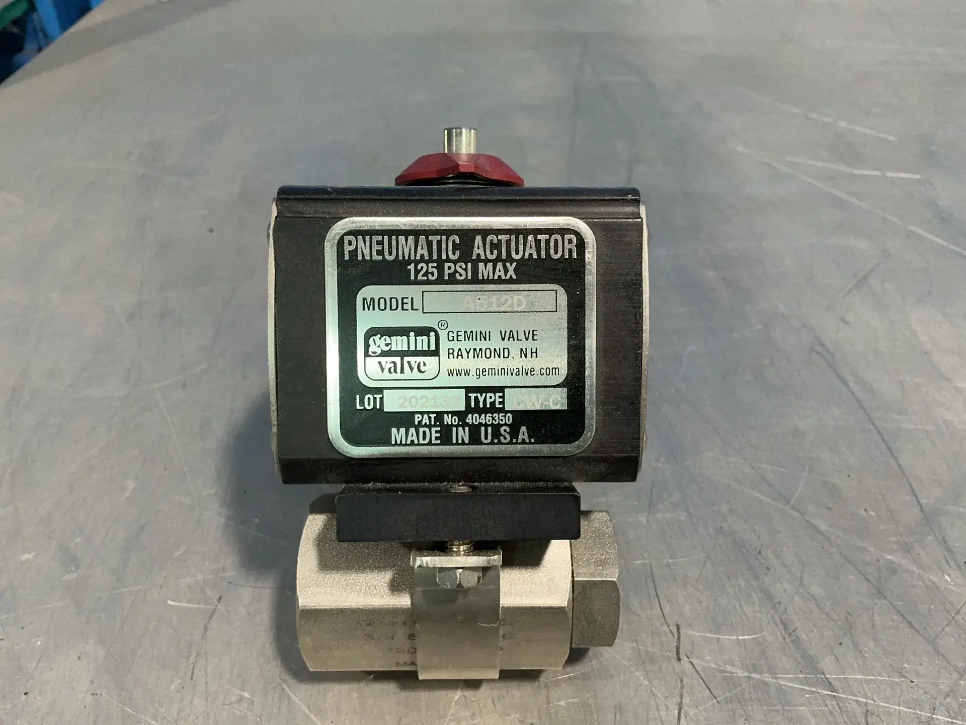 Used GEMINI VALVE A512D Miscellaneous MRO Ohio US | HGR 24 #1548273