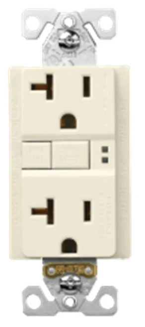 Eaton SGF20LA GFCI Duplex Receptacle, 5-20R, Light Almond [New]