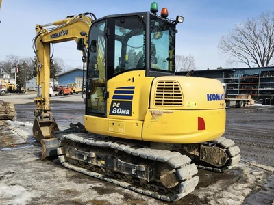 Used 2018 KOMATSU PC80MR Crawler Excavators | Abele Tractor #1342811