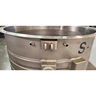 Used 100 Gallon Walker Jacketed 316Stainless Steel Vertical Portable Tank Kettle