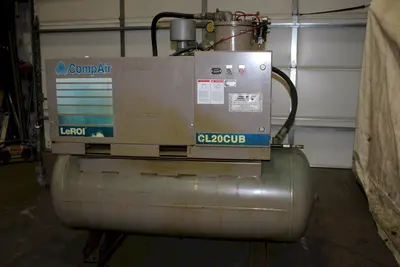 20 HP LEROI ROTARY SCREW AIR COMPRESSOR