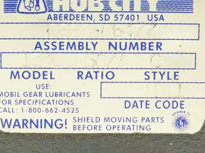 Leeson 101767.00 Gearmotor .25Hp 230/460V 3PH 56C 50:1 Hub City Reducer 35rpm RH