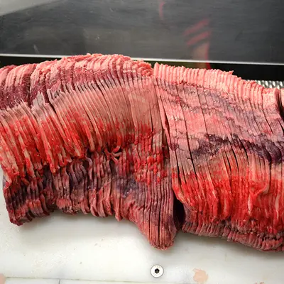MHS Model PCE 70-25 KMD Horizontal Meat Slicer and Portion Control Machine