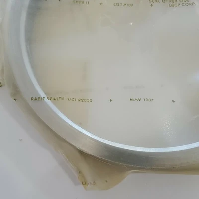 *NEW IN BAG* MIL-B-22019C 6" Ring Seat Type II Rapit Seal VCI #2050 + Warranty!